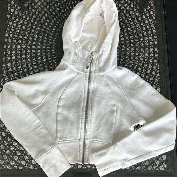 Lululemon full zip cropped scuba - Picture 1 of 6